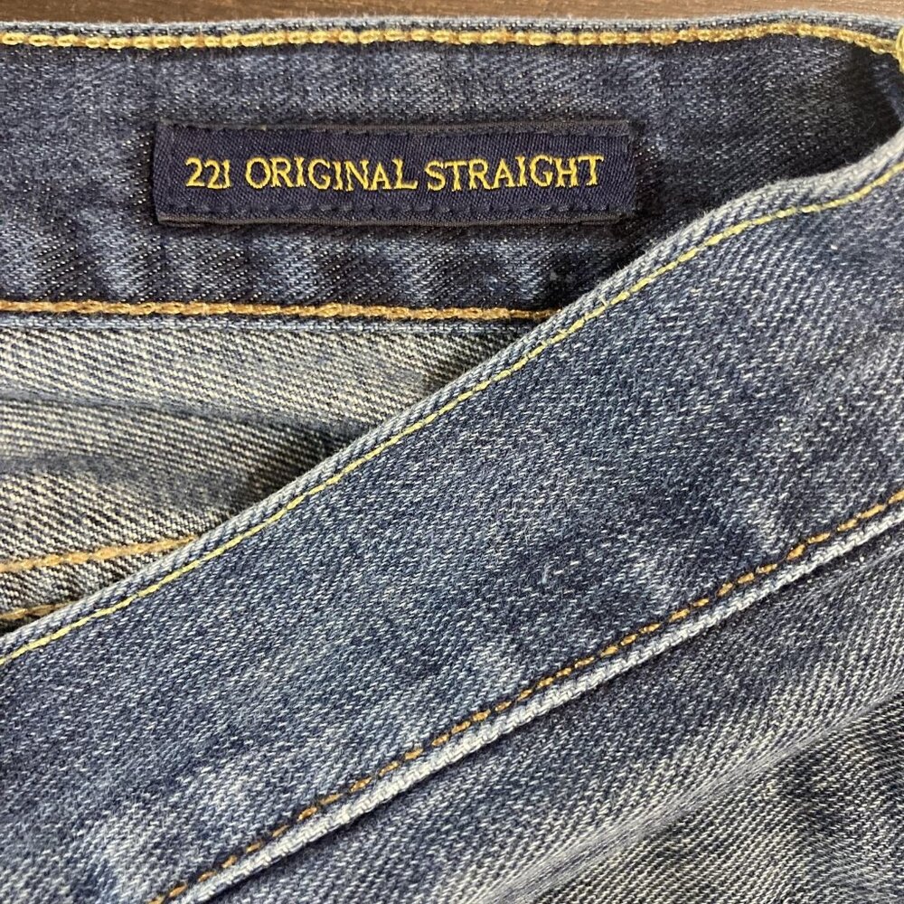 Lucky Brand Men's Straight Jeans - Blue 33x32- 221 Style - Picture 15 of 16